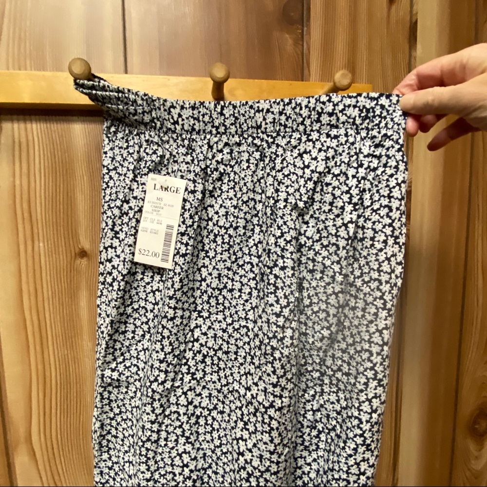 Vintage NWT Fashion Bug flowy pants, large